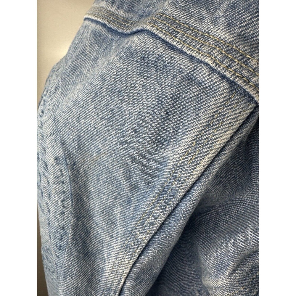 Carhartt Denim Jean Jacket Logo IBEW International Brotherhood Electrical Worker - Picture 9 of 13